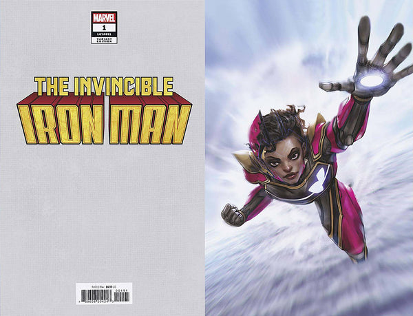 The Invincible Iron Man #1 (2022) Ivan Tao 1:100 Virgin Variant good Cover NM+