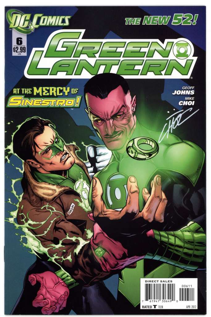 Green Lantern #6 (DC, 2012) - Signed - Mike Choi
