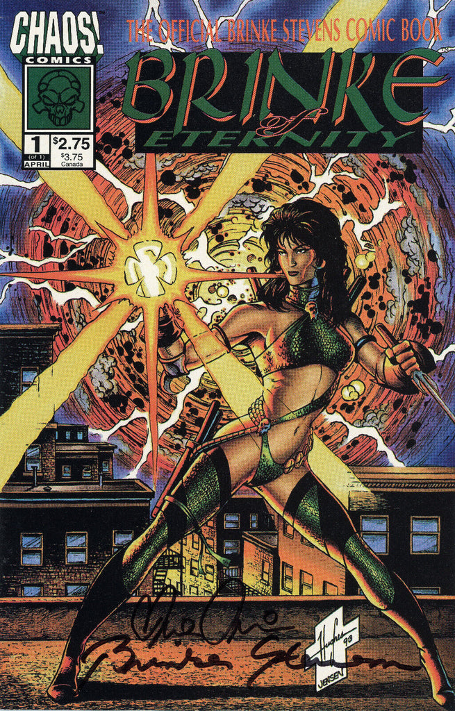 Brinke of Eternity #1 (Chaos!, 1994) - Signed - Brian Pulido - Brinke Stevens