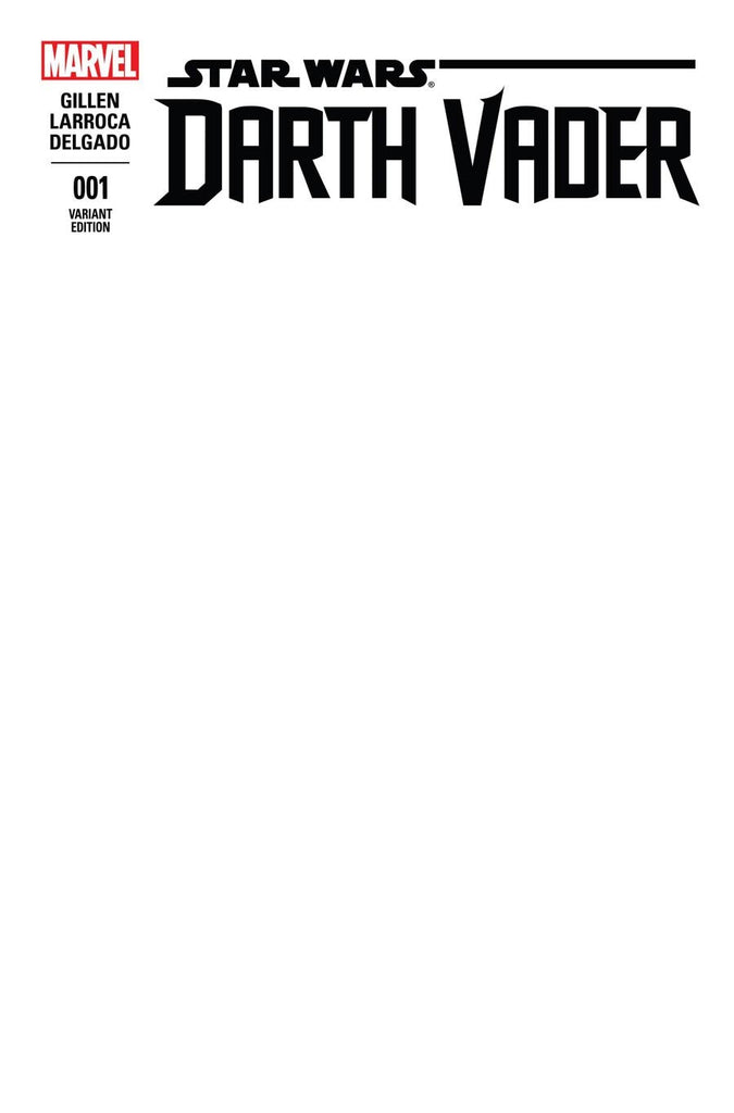 Darth Vader #1 Blank Cover Variant (Marvel, 2015) - Star Wars