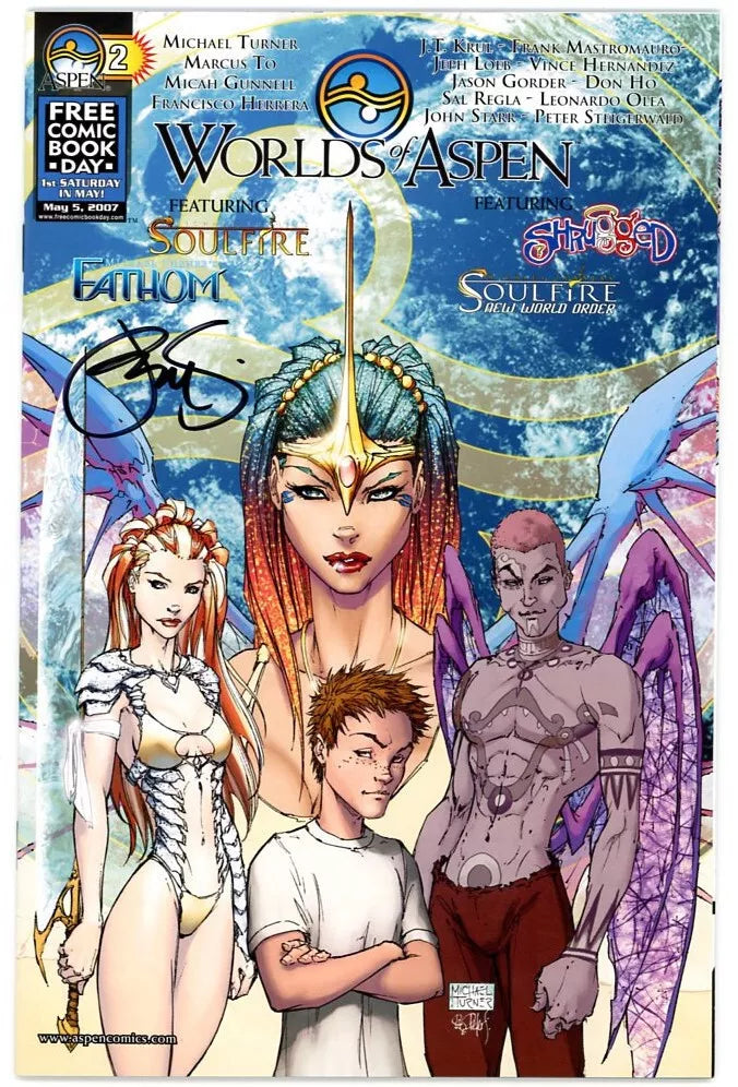Worlds of Aspen Free Comic Book Day 2007 (Aspen, 2007) - Signed - Peter Steigerwald