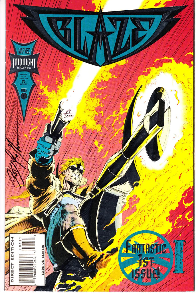 Blaze #1 (Marvel, 1994) - Signed