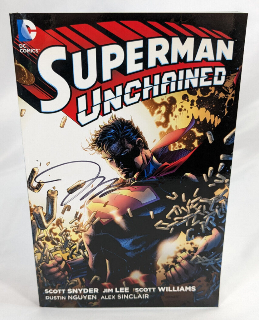 Superman Unchained TP (DC, 2016) - Signed - Jim Lee - COA