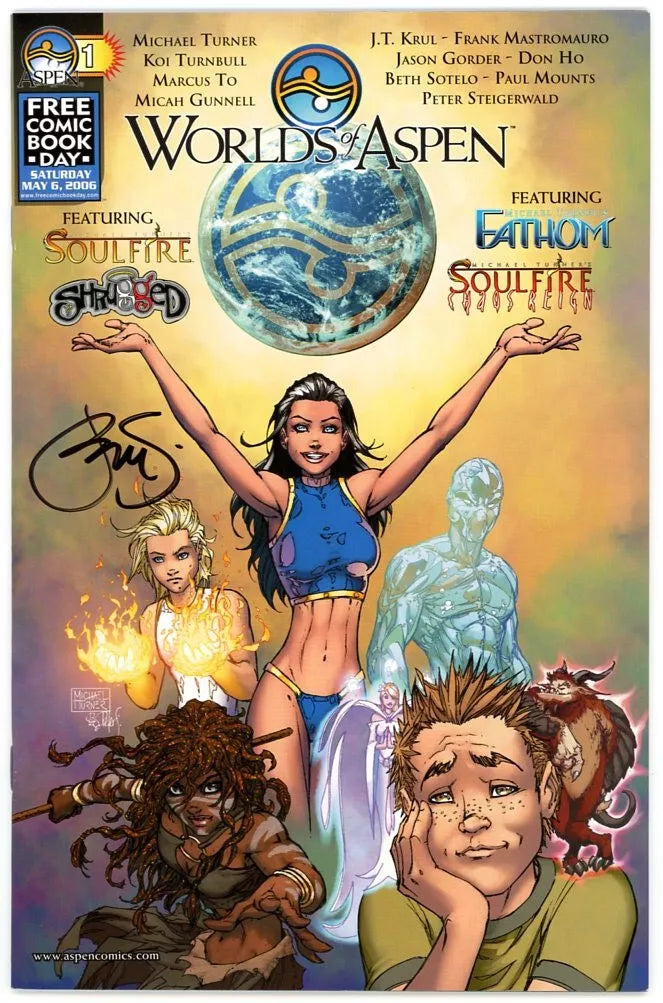 Worlds of Aspen Free Comic Book Day 2006 (Aspen, 2006) - Signed - Peter Steigerwald