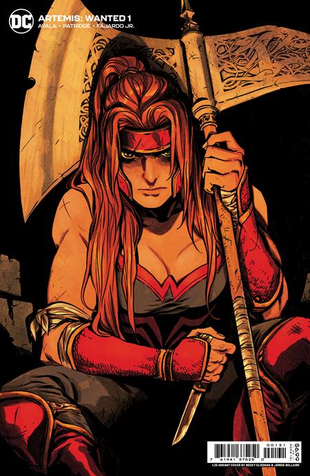 Artemis Wanted #1 1/25 Becky Cloonan Cardstock Variant (DC, 2022)