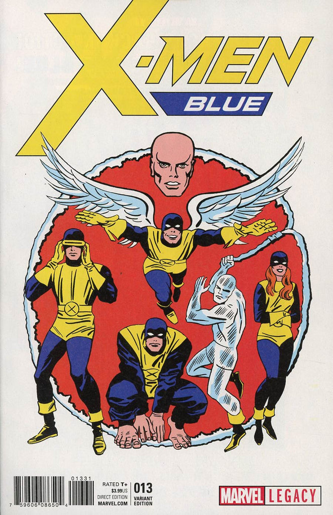 X-Men Blue #13 1/50 Jack Kirby 1965 T-Shirt Variant (Marvel, 2017)