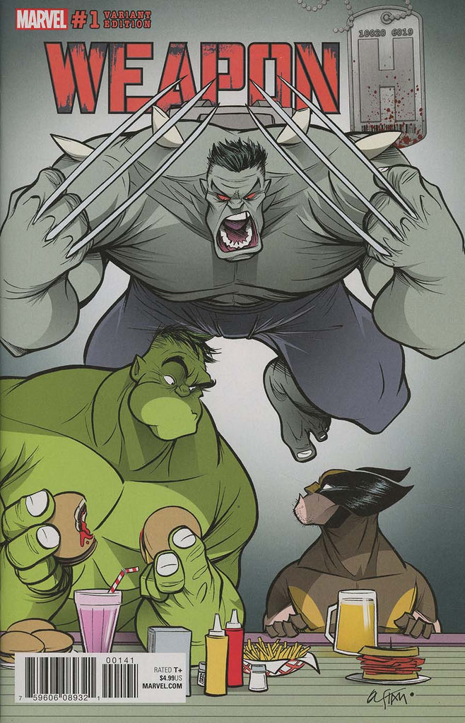 Weapon H #1 1/25 Georges Duarte Variant (Marvel, 2018)