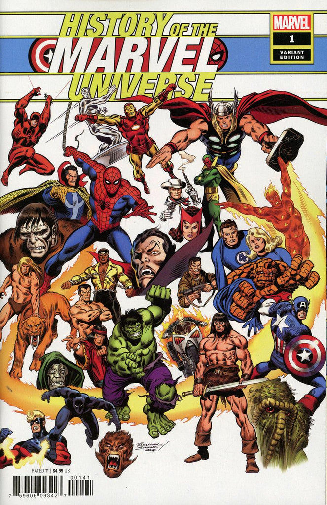 History of the Marvel Universe #1 1/100 John Buscema Hidden Gem Variant (Marvel, 2019)
