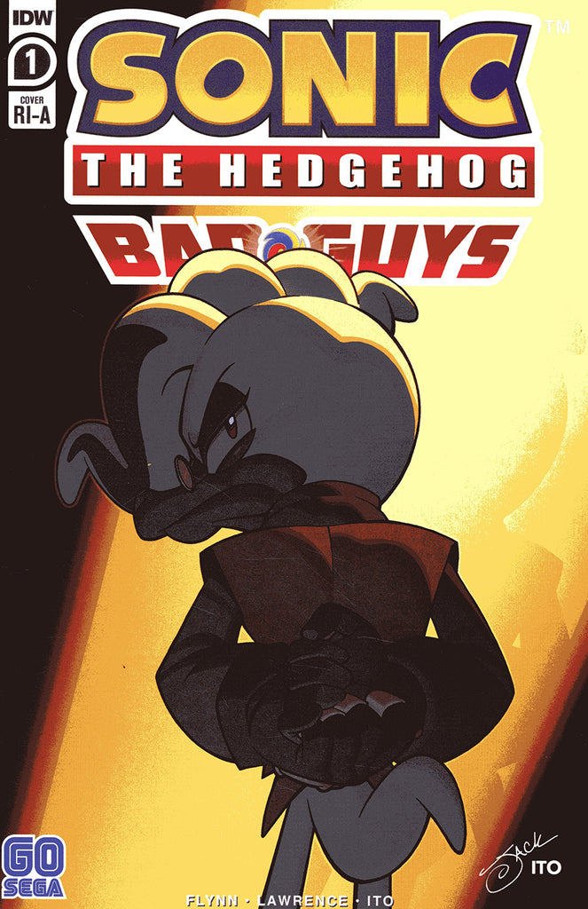 Sonic the Hedgehog Bad Guys #1 1/10 Jack Lawrence Doctor Starline Variant (IDW, 2020)