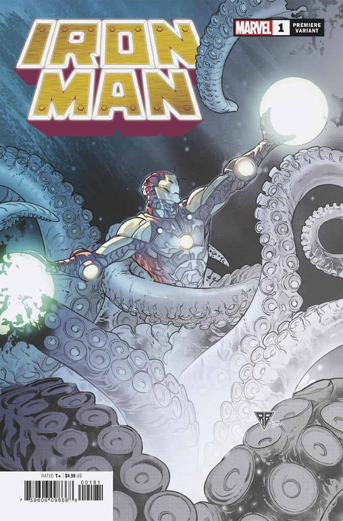 Iron Man #1 Two Per Store R. B. Silva Premiere Variant (Marvel, 2020)
