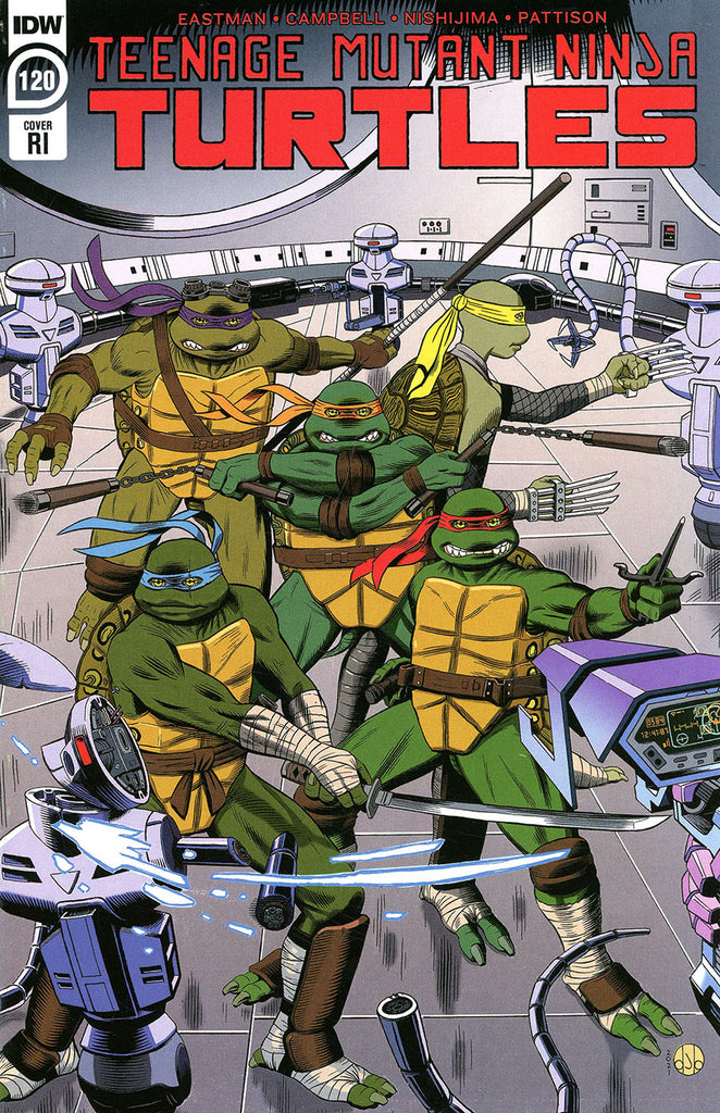 Teenage Mutant Ninja Turtles #120 1/10 D.J. Bryant Variant (IDW, 2021)