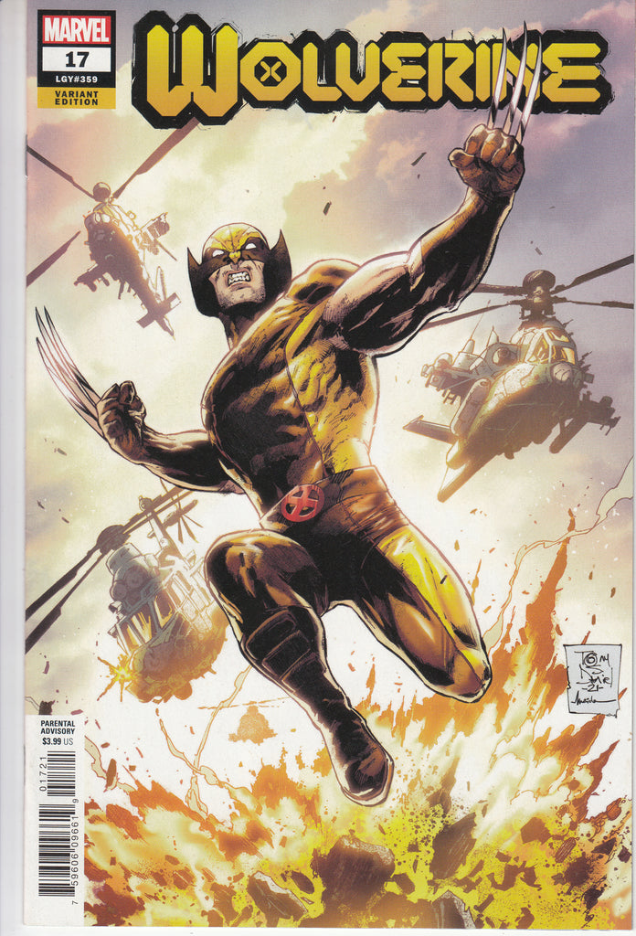 Wolverine #17 1/25 Tony S. Daniel Variant (Marvel, 2021)