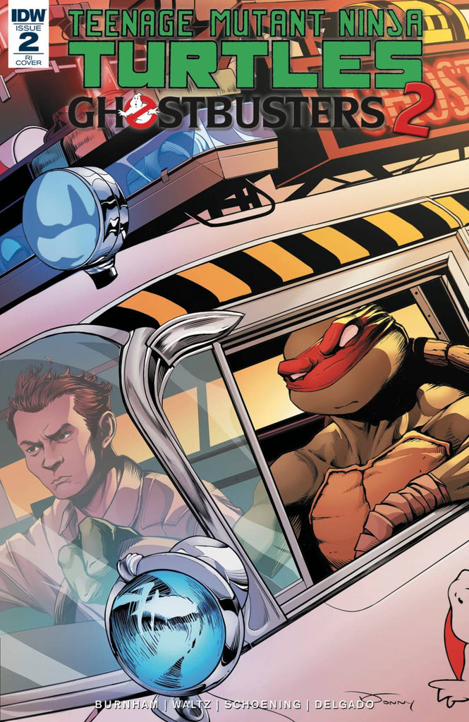 Teenage Mutant Ninja Turtles Ghostbusters II #2 1/10 Donny Tran Variant (IDW, 2017)