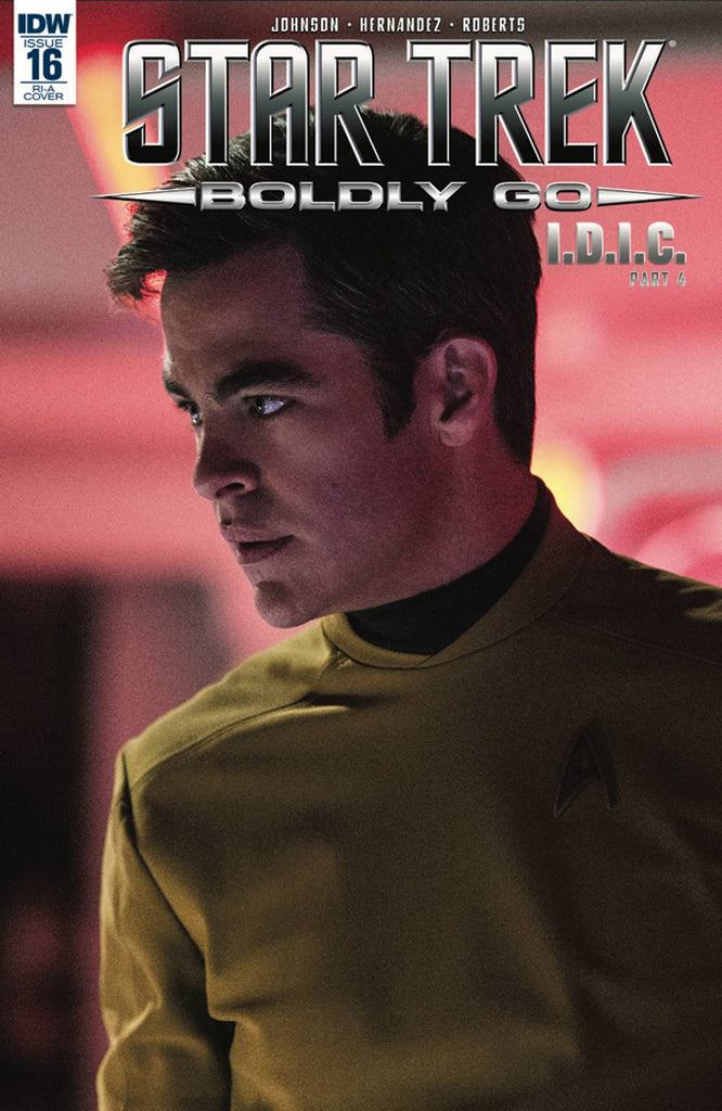 Star Trek Boldly Go #16 1/10 Chris Pine Kirk Movie Photo Variant (IDW, 2018)
