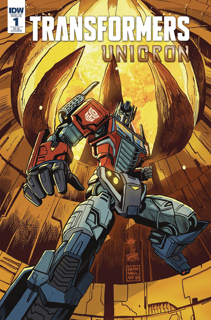 Transformers Unicron #1 1/25 Francesco Francavilla Variant (IDW, 2018)