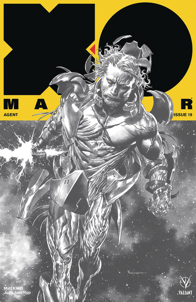 X-O Manowar #19 1/50 Mico Suayan 75th Issue Variant (Valiant, 2018)
