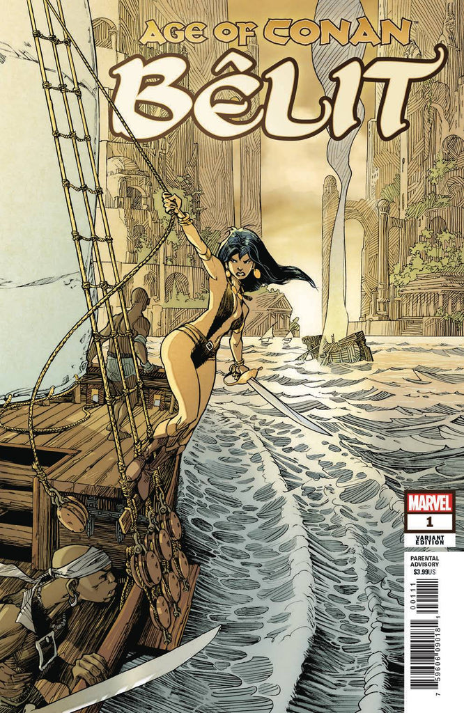 Age of Conan Belit #1 1/25 Olivier Vatine Variant (Marvel, 2019)
