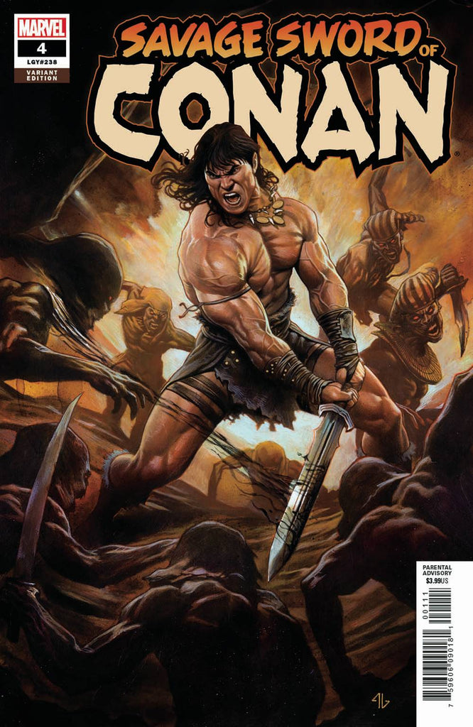 Savage Sword of Conan #4 1/25 Adi Granov Variant (Marvel, 2019)