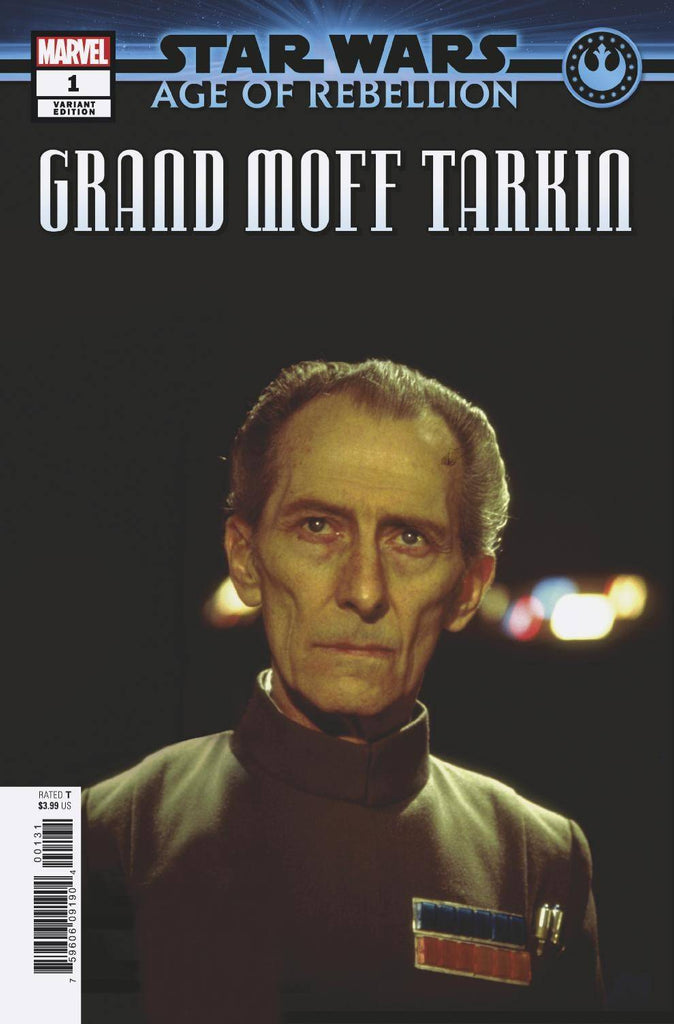 Star Wars Age of Rebellion Grand Moff Tarkin #1 1/10 Peter Cushing Movie Photo Variant (Marvel, 2019)
