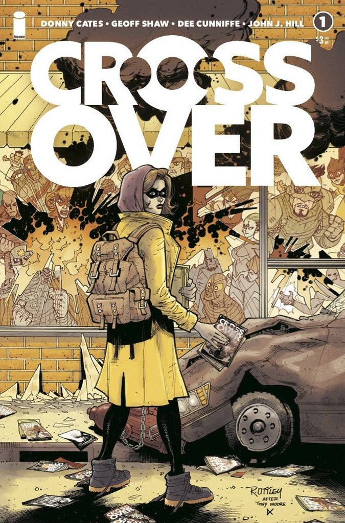 Crossover #1 1/50 Ryan Ottley Walking Dead #1 Homage Variant (Image, 2020)