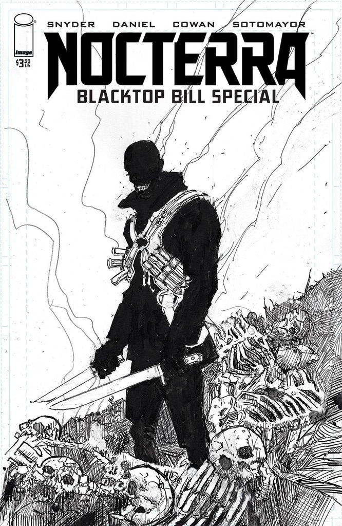 Nocterra Blacktop Bill Special 1/25 Denys Cowan Sketch Variant (Image, 2021)