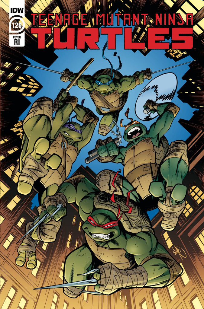 Teenage Mutant Ninja Turtles #126 1/10 Nathan Stockman Variant (IDW, 2022)