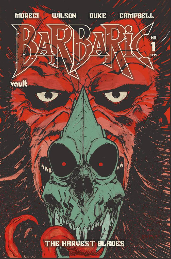 Barbaric The Harvest Blades One-Shot 1/10 John Bivens Variant (Vault, 2022)