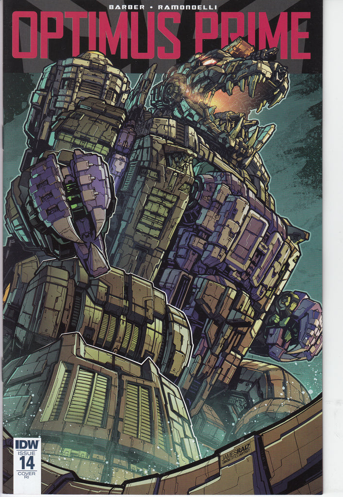 Optimus Prime #14 1/10 James Raiz Variant (IDW, 2017)