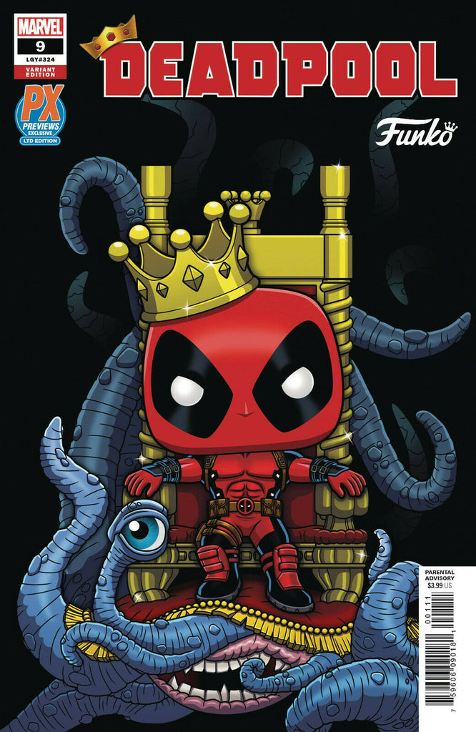 Deadpool #9 Previews Exclusive Funko King Deadpool Variant (Marvel, 2020)