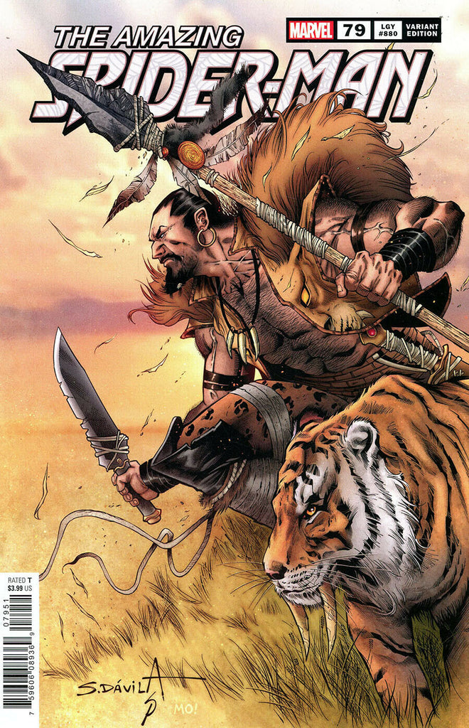 Amazing Spider-Man #79 1/25 Sergio Davila Kraven the Hunter Variant (Marvel, 2021)