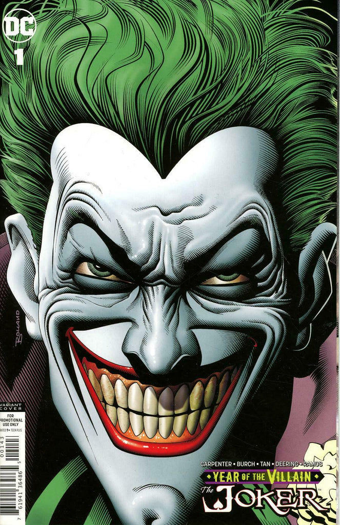 Joker Year of the Villain #1 Brian Bolland Retailer Thank You Variant (DC, 2019)