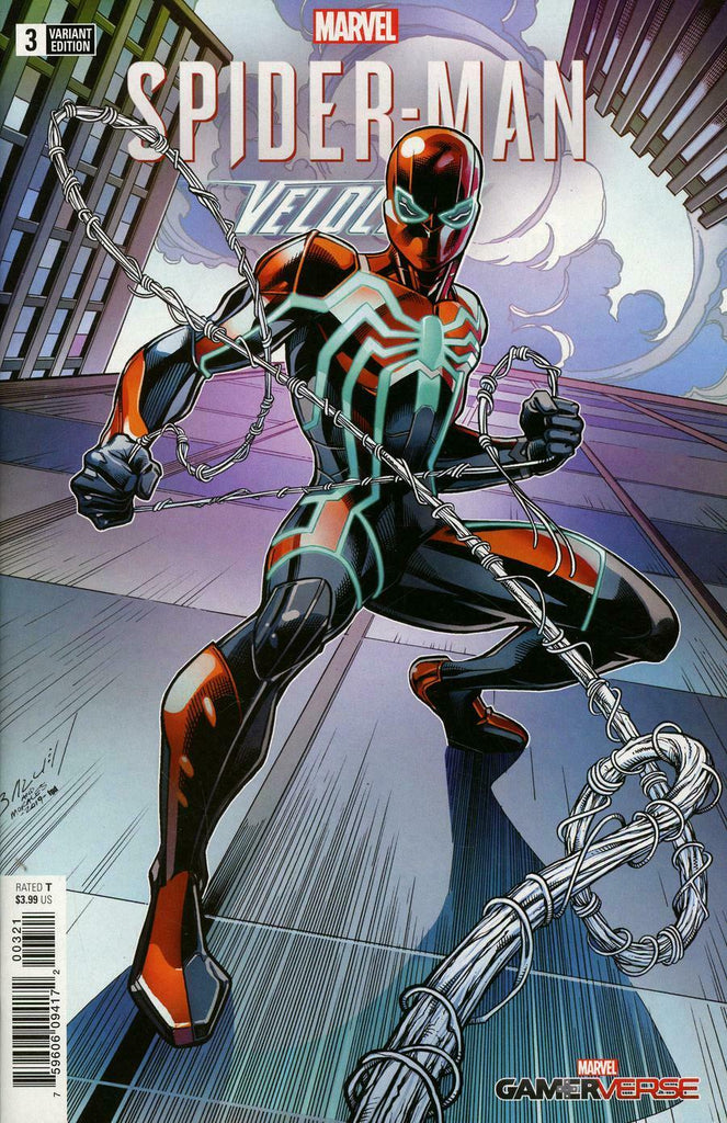 Marvel Gamerverse Spider-Man Velocity #3 1/25 Mark Bagley Variant (Marvel, 2019)