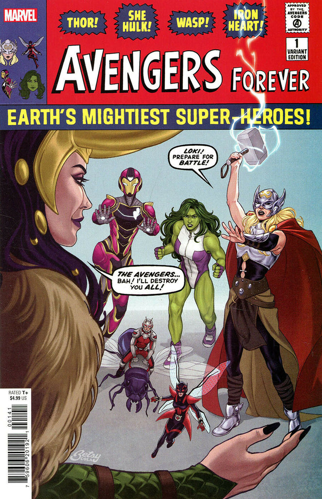 Avengers Forever #1 1/25 Betsy Cola Kirby & Ayers Homage Variant (Marvel, 2021)