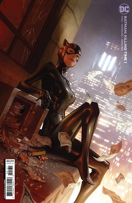 Batman Killing Time #1 1/25 Alex Garner Catwoman Card Stock Variant (DC, 2022)