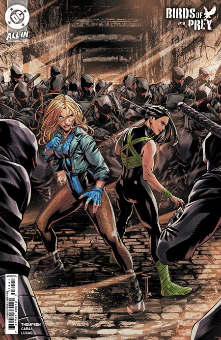 BIRDS OF PREY #19 CVR E INC 1:25 SERG ACUNA CARD STOCK VAR