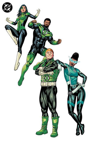 GREEN LANTERN CORPS #14 CVR E FERNANDO PASARIN CORNER BOX SPOT FOIL VAR