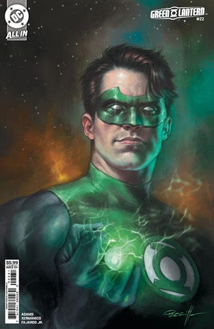 GREEN LANTERN #22 CVR B LUCIO PARRILLO CARD STOCK VAR