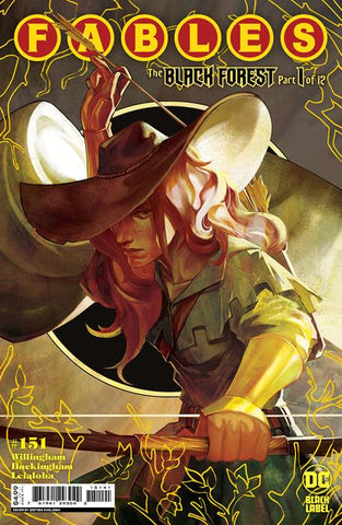 Fables #151 1/50 Qistina Khalidah Gold Foil Variant (DC, 2022)