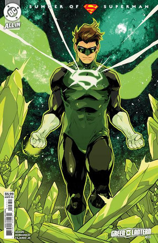 GREEN LANTERN #23 CVR D KARL KERSCHL SUPERSMASH-UP CARD STOCK VAR
