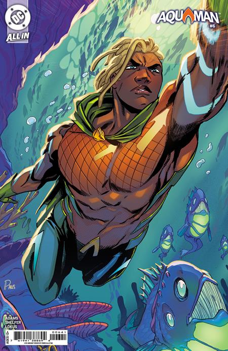 AQUAMAN #6 CVR E INC 1:25 PARIS ALLEYNE CARD STOCK VAR