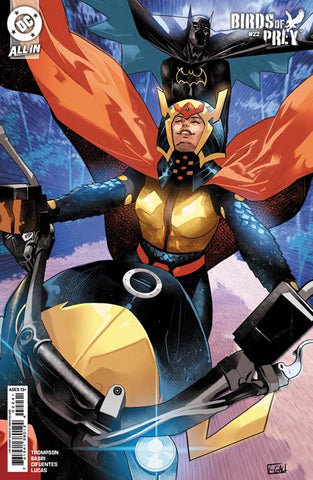 BIRDS OF PREY #22 CVR E INC 1:25 EDWIN GALMON CARD STOCK VAR