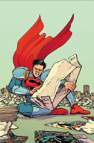SUPERMAN #39 CVR D CHRIS BURNHAM CARD STOCK VAR (THE REIGN OF THE SUPERBOYS)