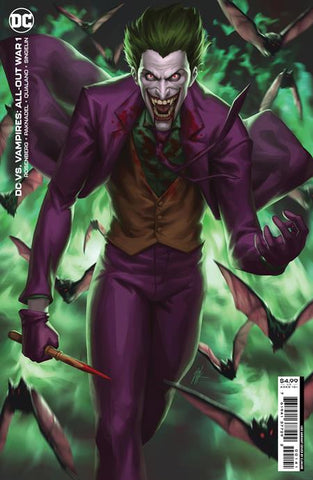 DC vs Vampires All Out War #1 1/50 Ejikure Card Stock Variant (DC, 2022)