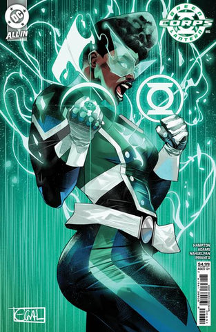 GREEN LANTERN CORPS #6 CVR B EDWIN GALMON CARD STOCK VAR
