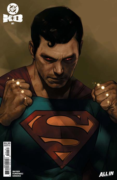 DC K.O. #1 (OF 5) CVR G BEN OLIVER FACE-OFF CARD STOCK VAR