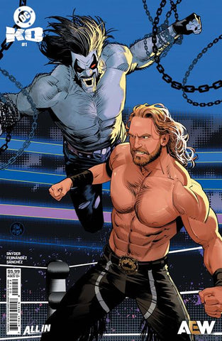 DC K.O. #1 (OF 5) CVR K DAN MORA HANGMAN ADAM PAGE AEW CAMEO CARD STOCK VAR