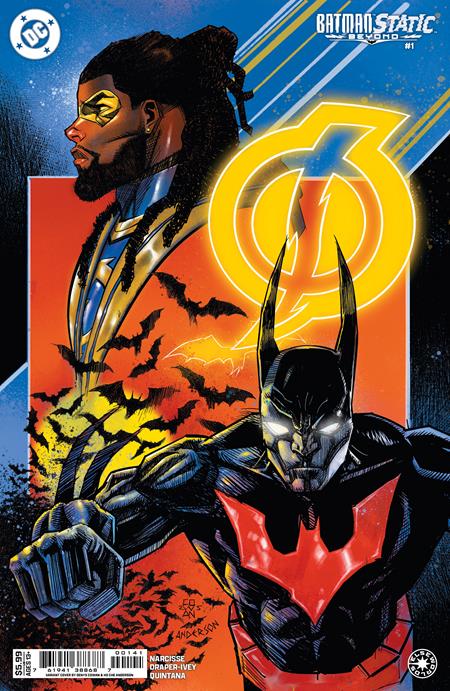 BATMAN STATIC BEYOND #1 (OF 6) CVR E DENYS COWAN CARD STOCK VAR