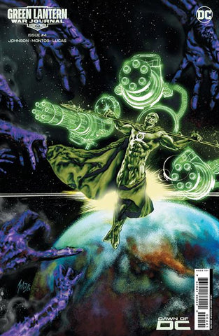 Green Lantern War Journal #4 1/50 Montos Card Stock Variant (DC, 2023)