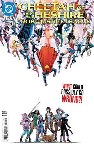 CHEETAH AND CHESHIRE ROB THE JUSTICE LEAGUE #6 (OF 6) CVR A NICOLA SCOTT