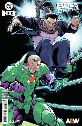 DC K.O. BOSS BATTLE #1 (ONE SHOT) CVR F GLEB MELNIKOV AEW CARD STOCK VAR